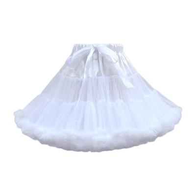 LIKENNY Voluminöser Petticoat Tutu Flauschiger Reifrock Rock, Rock, Tüll, Cosplay, Erwachsener, Lolita, Kostüm,