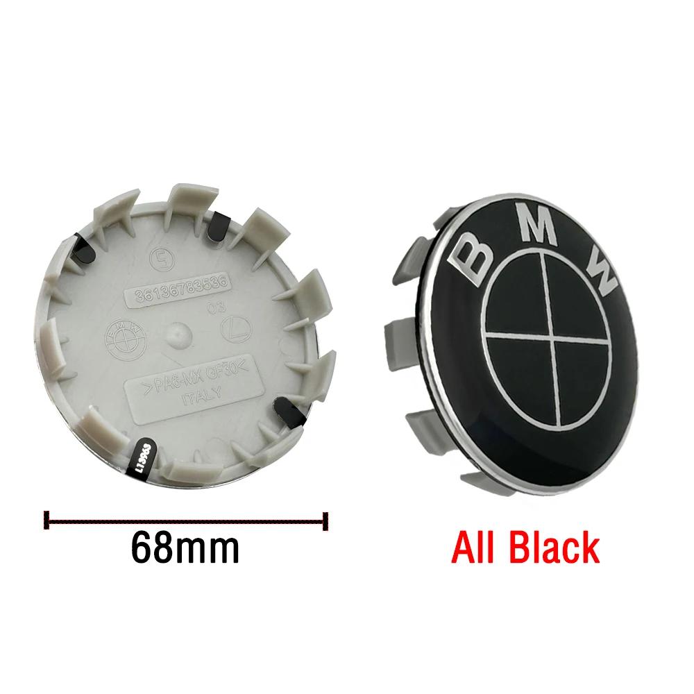 4PCS 56mm/68mm Automobile hub center cover protective cap modification accessories for BMW E46 E90 E30 F10 F30 X5 X3 E39 F25 E60