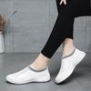 Breathable mesh fly-woven women's shoes new fashion lazy shoes low-top foot-fitting casual shoes