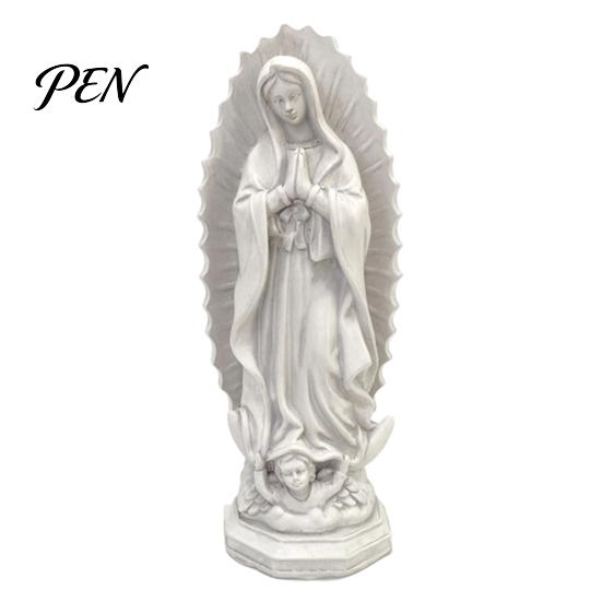Collectable Character Figurine Our Lady of Guadalupe Religious Statue, Virgin Mary Figurine, Resin Sculpture, Unique Bookcase Accents Inspirational