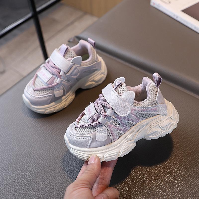 

Children s Breathable Mesh Sports Shoes - Spring 2026 Collection for Boys and Girls Sizes 22-26, Order 5 pairs рожевий