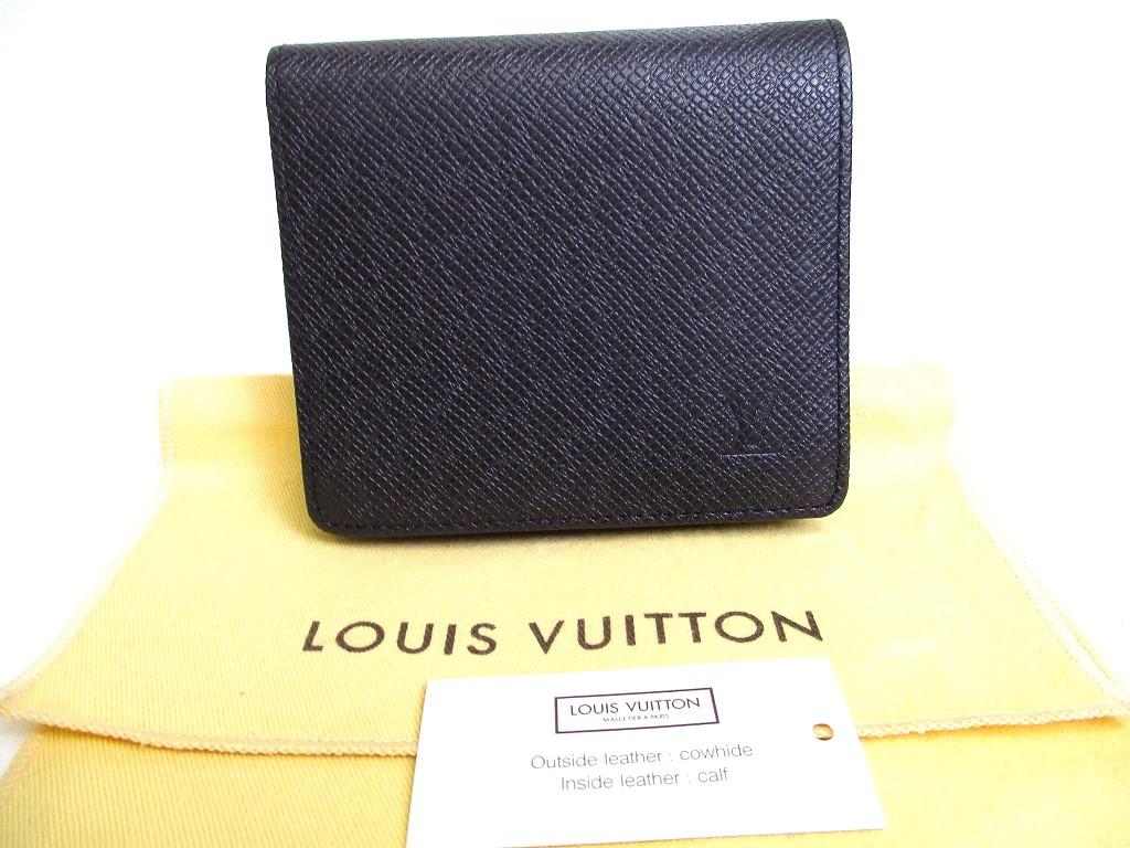 

Автентичний гаманець LOUIS VUITTON Ardoise Black Taiga Leader #a240 Refurbished