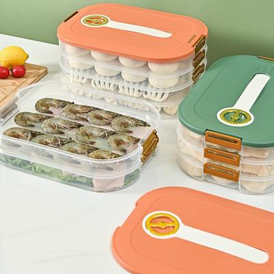 Large Capacity Stackable Food Storage Box for Quick-freezing & Fresh-keeping