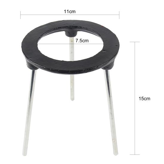 Stable Iron Burner Cast Support Stand Tripod Holder Laboratory Supply Equipment