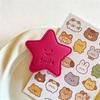 Leather Five-Point Star Phone Airbag Holder and Stand - Hands-Free Viewing In Simple Solid Color