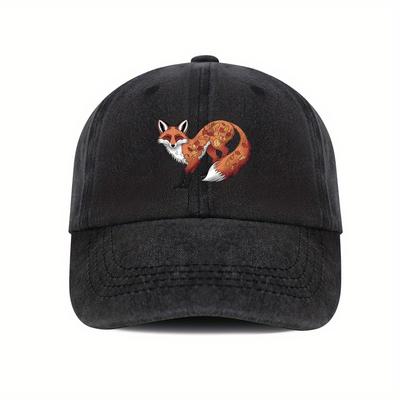 Pattern Heat Transfer Printed Baseball Cap Washed Distressed Baseball Cap Dad Hat with Heat Transfer Print