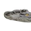 Alligator Head Decoy Pond Float Garden Floating Ornament, UV Protected Exterior to the