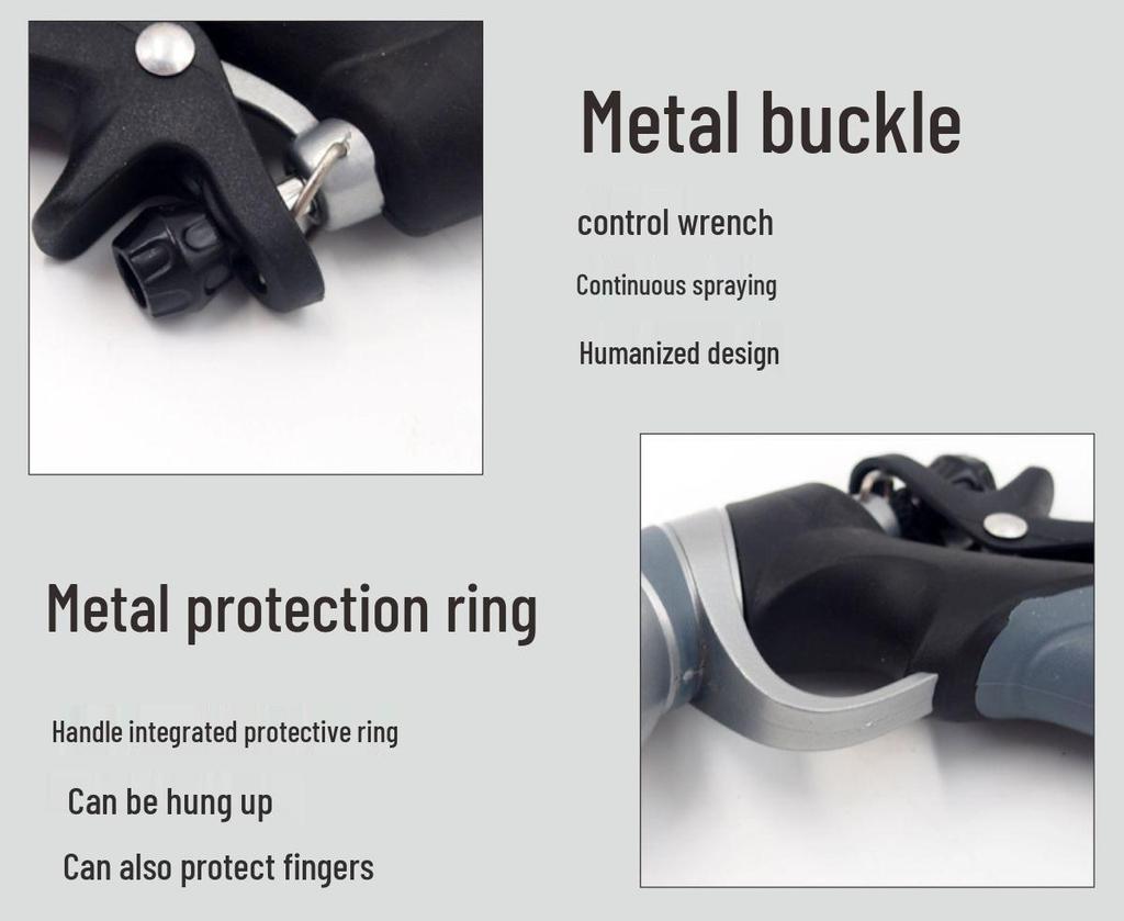 High-Pressure Multifunctional Metal Watering Sprinkler Gun for Garden, Car Wash, and RV