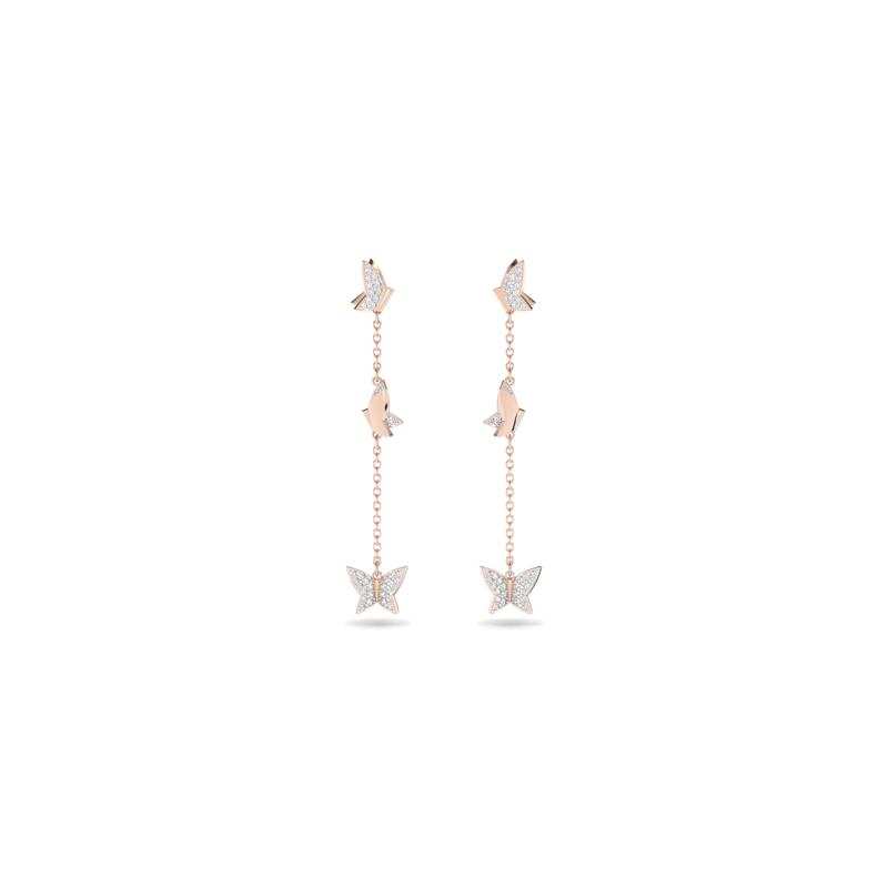 Swarovski Lilia drop-shaped butterfly crystal earrings for women 5636426