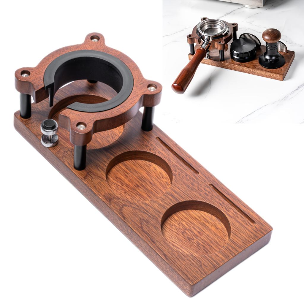 Kaffetamperställ Massivt Trä 51-58mm Universella Espressomaskinstillbehör