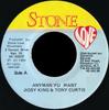 7inch Record JIGSY KING & TONY CURTIS - Anyman Yu Want NONE Stone Love 1994 Jamaica Reggae, Ska & Dub Used