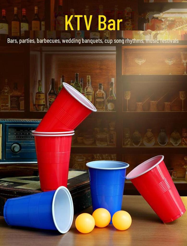 Módní kelímek na pivní pong - hračka a rekvizita na pití