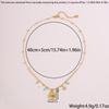 Ocean Series Diamond-encrusted Star Shell Beaded Necklace Female European and American Ins Style Fashion Niche Titanium Steel Necklace