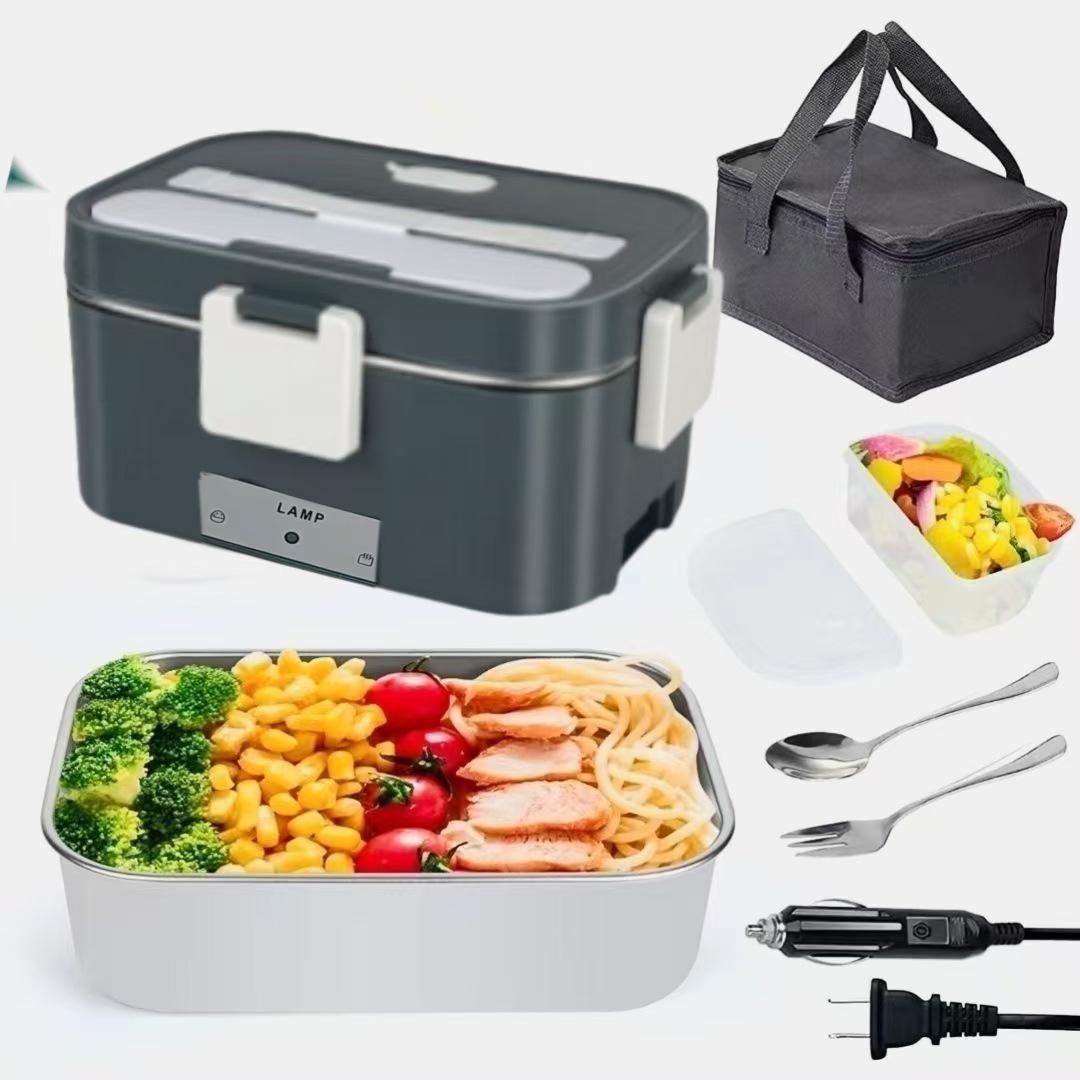 

Office Worker Electric Heated Lunch Box – Dual-Use, Multi-Functional, No Water Needed for Insulation. Home-Car Dual Use*US 110V