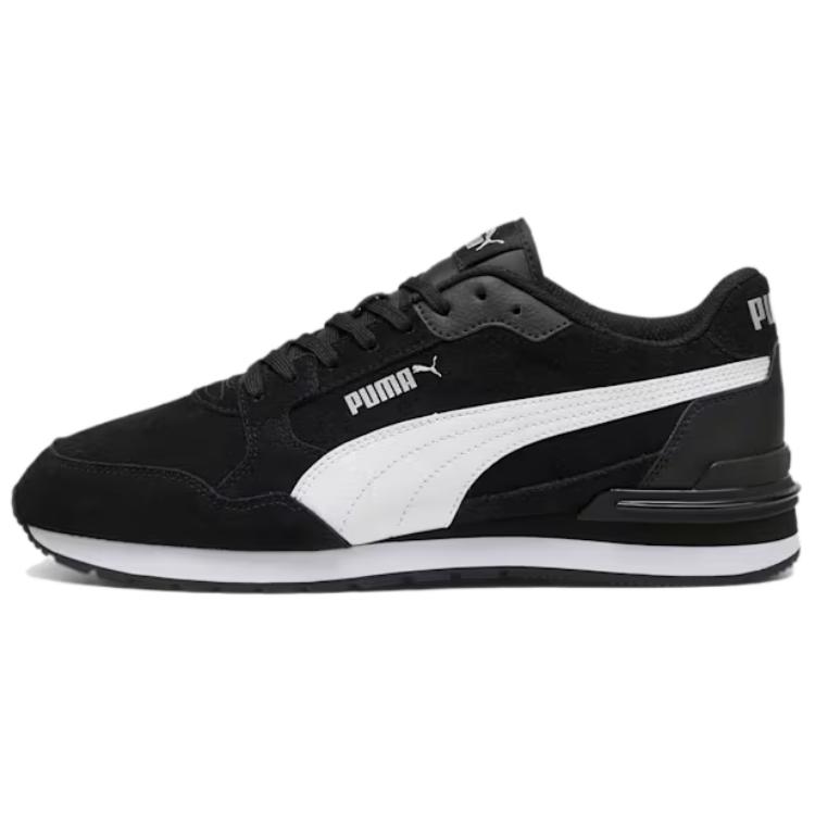 PUMA Unisex Black White St Runner V4 Low Top Casual Shoes 399665-01