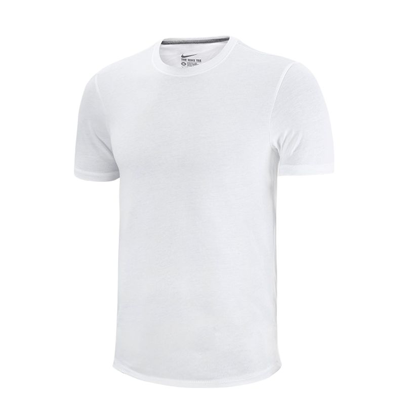 Nike T Shirts Men's Crew Neck Moderate Straight Fit 743036-100