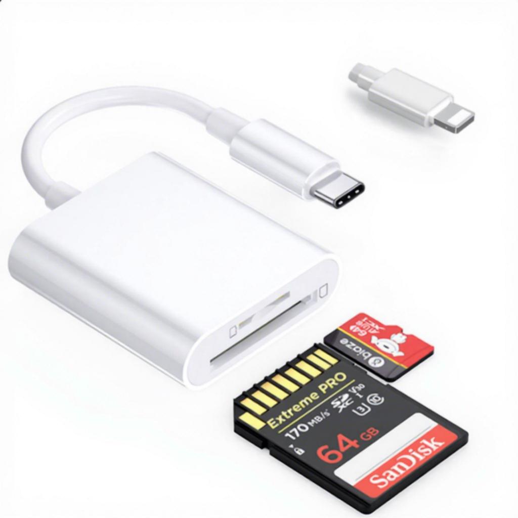 Type-C SD Camera Card Mobile Phone Computer Dedicated Card Reader TF Memory High-Speed Adapter Cable External Factory Direct