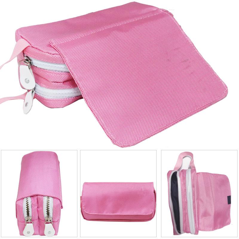 

New Laitu heat transfer storage bag, double-layer large-capacity pencil bag, stationery box bag, creative pencil bag for junior high school students