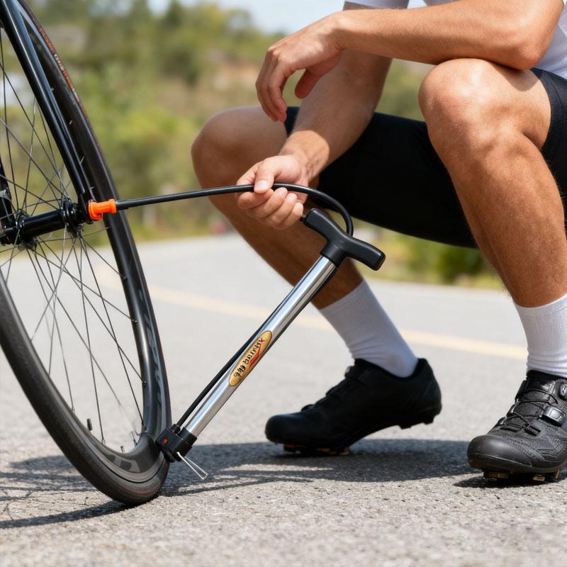 Air Pump for Bicycle Home-use High-pressure Portable Basketball Pump Air Pump for Bicycles Electric Vehicles Football Inflator