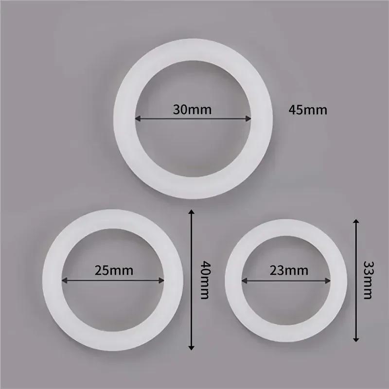 3PCS Flash in the Night Cock Rings - Durable Silicone Penis Lock Ring, Male Delay Ejaculation Scrotum Lock Sex Toys