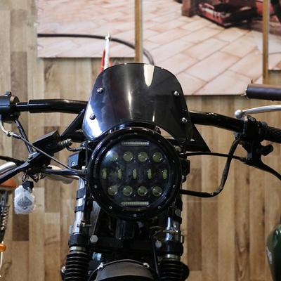 Motorrad Scheinwerfer Windschutzscheibe 5-7 Zoll für Honda Kawasaki Suzuki Windabweiser