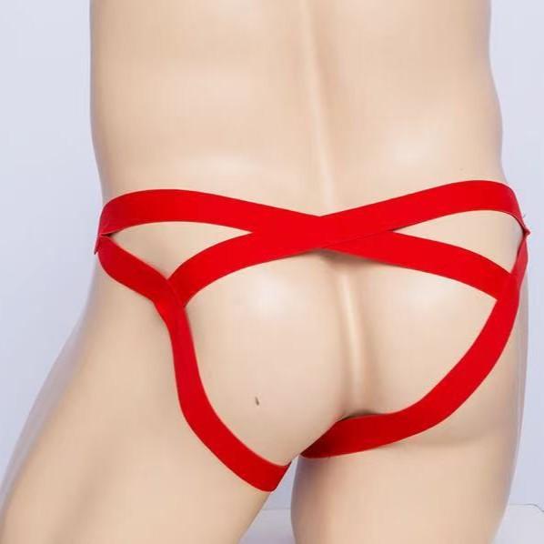 Reticulated Men's Sex Panties, Mesh Perspective Men's Briefs, Elastic Sex Panties
