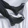 Business Thick Soled Men's Boots Trendy Classic Versatile Styles Leisure and Fashion Party Adult Office Outdoor Motorcycle Shoes