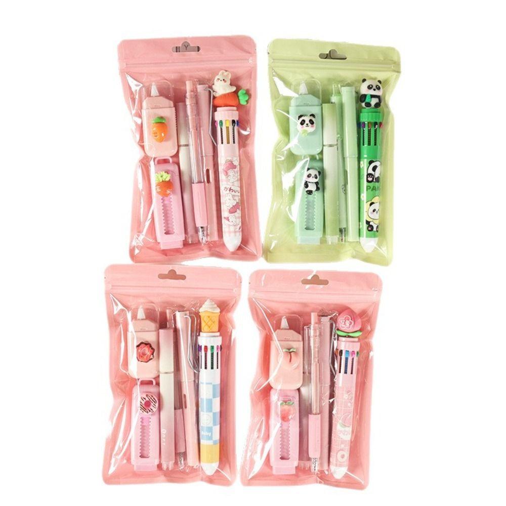 Non-repeating Gel Pen Portable Ballpoint Pen INS Pencil Eraser  School Prize