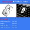 Chrome Button Stickers Cover Trim For BMW 5 6 7 Series X3 X4 X5 X6 F10 F07 F11 F01 F02 F06 F12 F25 Interior Hanbrake Accessories