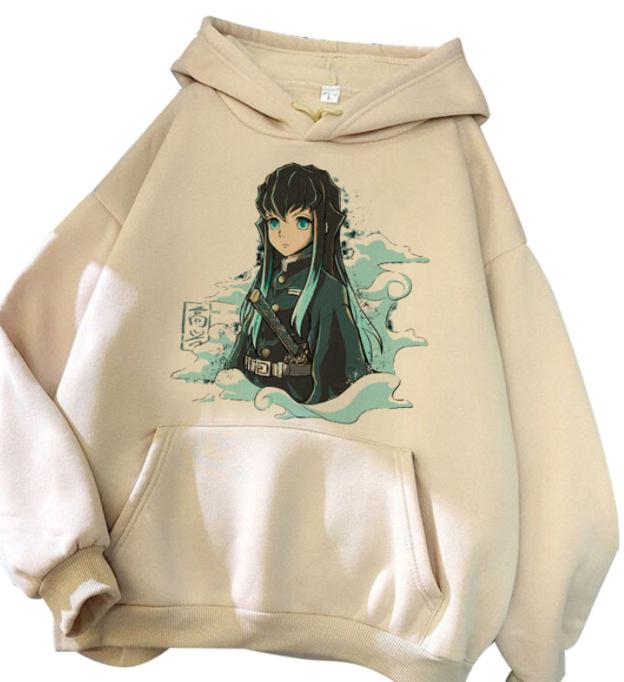 

Аниме Двумерный Периферийный Свитер Мужской Повседневный Свободный Толстовка С Капюшоном 4XL