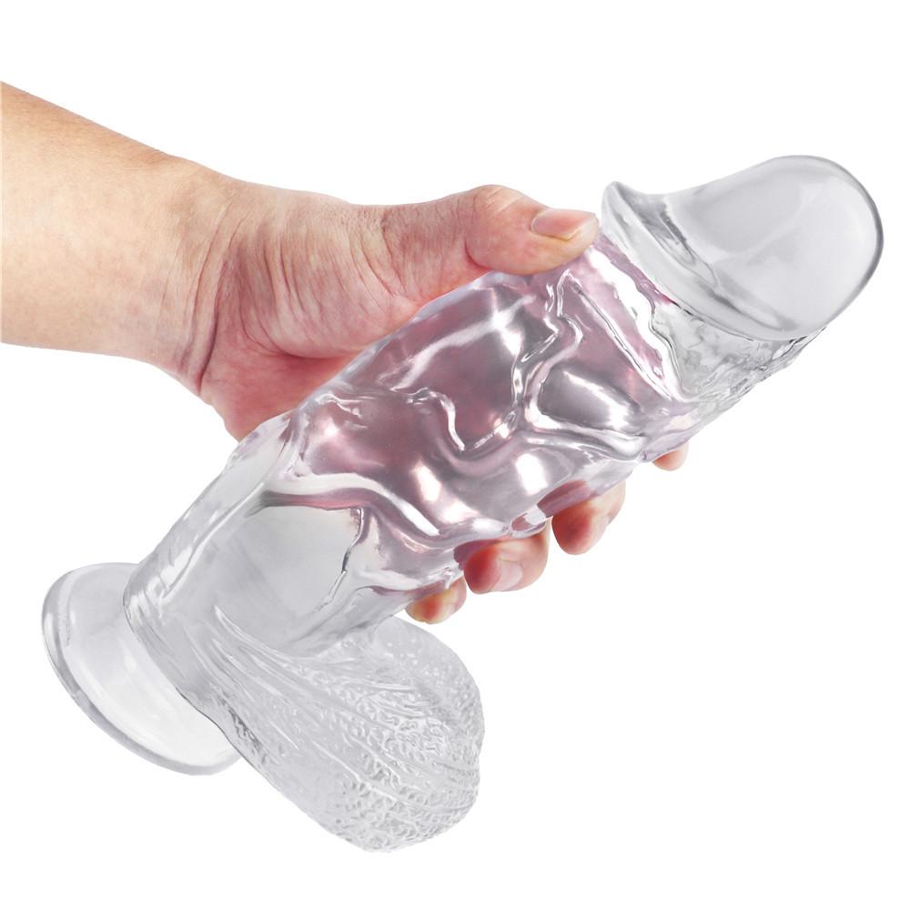 Obrovské dildo RUNYU ženský masturbátor super měkký realistický penis dildo silikonová přísavka ženy velký péro