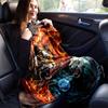 1 Stück Tiger Yin Yang aus Feuer und Eis Decke Weiche Überwurfdecke für Heimdekoration, Geschenkidee, Saisonale Nutzung, Wohnzimmer, Reisen, Camping, Autodecken