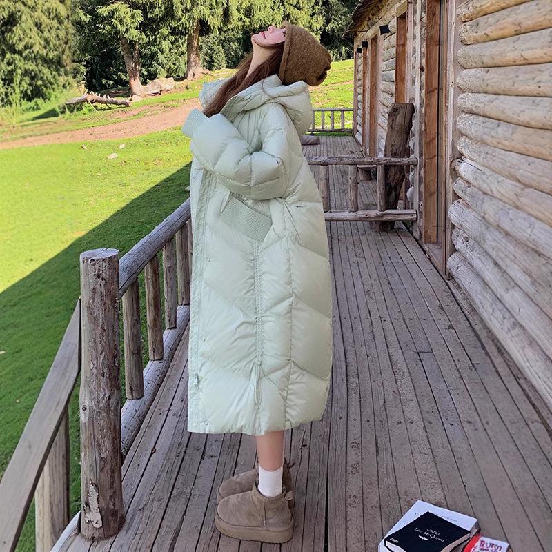 

Women s Hooded Cotton Coat – Extended Length, Fashionable and Warm Winter Jacket 2024 (D9980) M (115-130 kg)