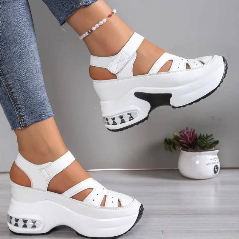 Women's Sandals 2025 New Wedge Platform Sandals Summer Hollow Out Sandals Fashion Outdoor Casual Sport Sandal Sandalias De Mujer