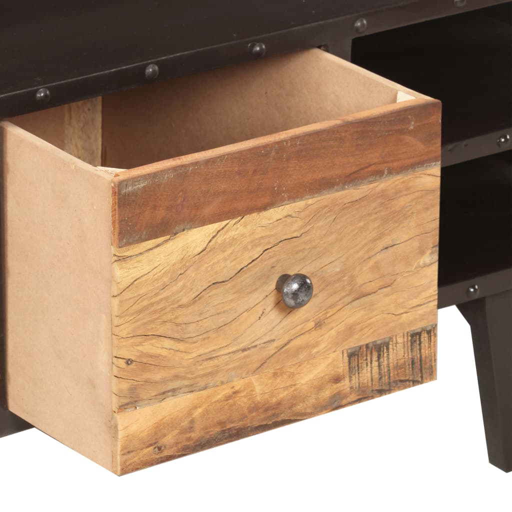 Coffee Table 100 X 50 X 45 Cm Solid Reclaimed Wood