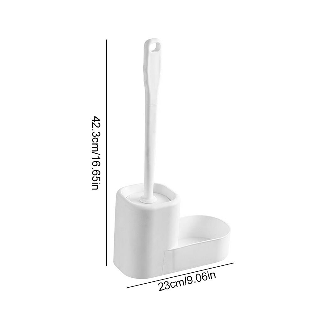 WC-Bürste, Kunststoff-Badezimmerbürsten-Set, Wandgriff, Reinigungswerkzeug mit Halter