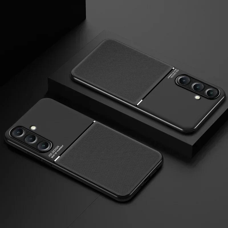 Luxury Shockproof Leather Phone Case Coque For Samsung Galaxy A56 A36 A26 A06 Magnet Shell Case For Samasung A06 Back Cover