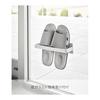 Yamazaki Jitsugyo Film Hook Bath Boot Holder White W24 x D7.6 x H6cm Plate Floating Storage For Places Where Magnets Can't Attach 1529