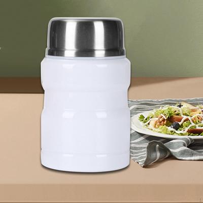 Mugg för kall mat Bräserad Bägare 500ml Behållare Vakuumisolerad Vattenflaska Is