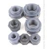 1PCS PVC 1/2"3/4"1"Water Tank Connector Drain Pipe Accessories Aquarium Joints Water Pipe Fittings Thread Adaptor Tank Bulkhead