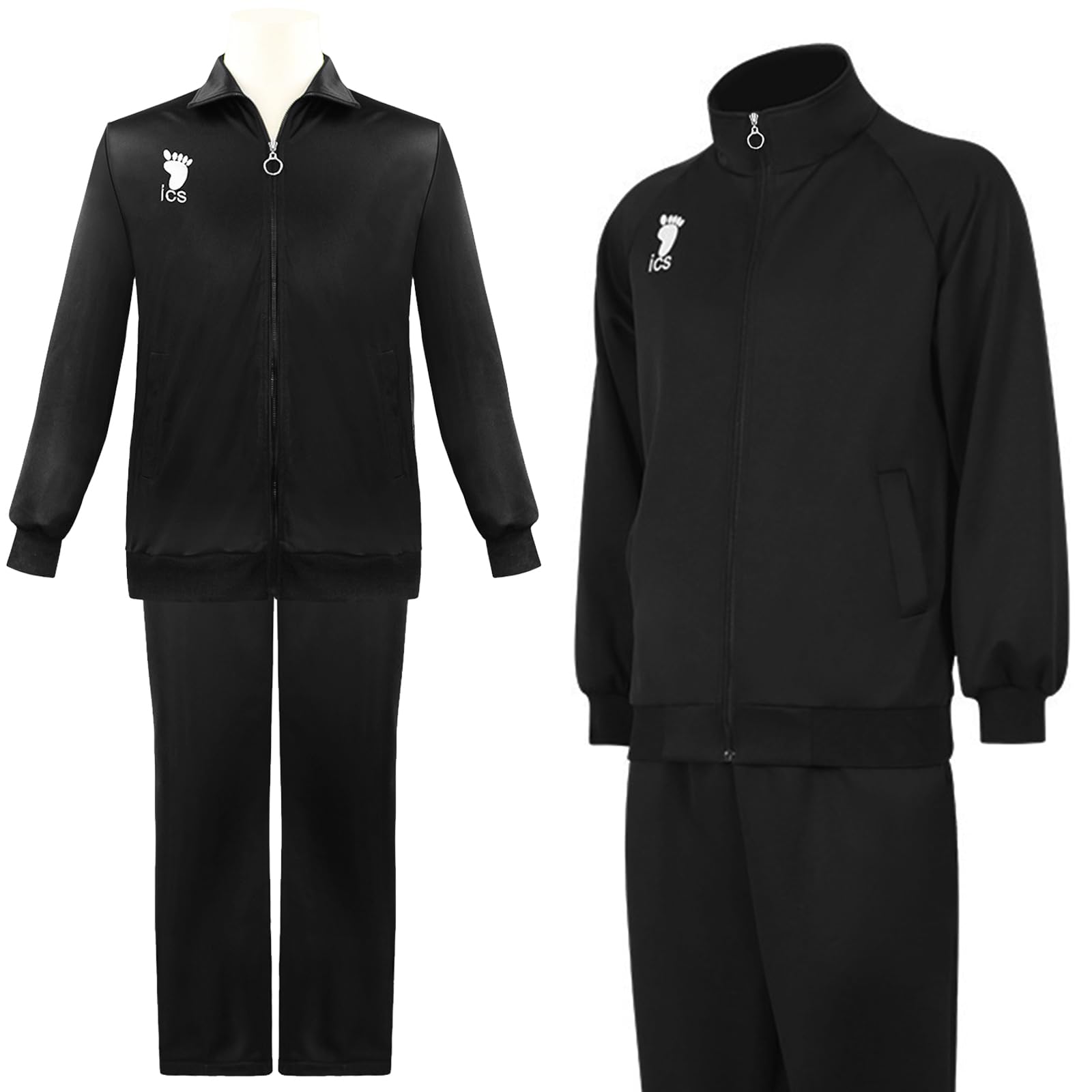 

Tobio Kageyama Costume Cosplay Costume for School Birthdays [TUAHOUS] Christmas, Halloween, Festivals, Events, Parties, (Black, XL)