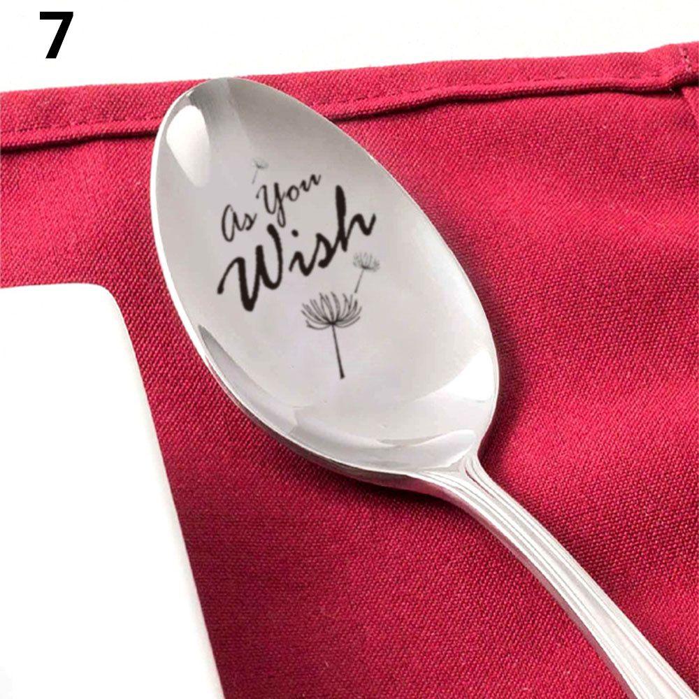 

Anniversary Valentine s Day Best Present Coffee Spoons Teaspoon Christmas Spoon Engraved Spoon 7