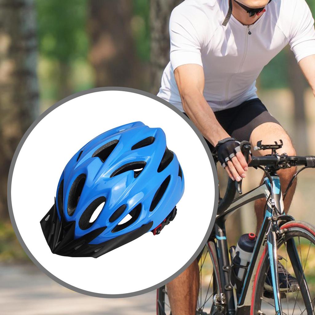 Bike Helmet Practical Shock Absorption for Men Women Adjustable Lightweight