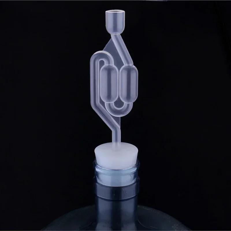 1/3/5 PCSHomebrew Wine Fermentation Air Lock Plastic Bubble Grommet One-Way Exhaust Water Seal Valve Reusable Beer Tool Airlock