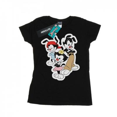 Damen/Damen Dot Wakko und Yakko Baumwoll-T-Shirt