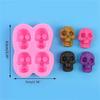 Silicone Baking Molds Detailed Skull Shaped Cake Moulds DIY Chocolate Mould
