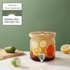 ZISIZ Heat-Resistant Glass Beverage Dispenser