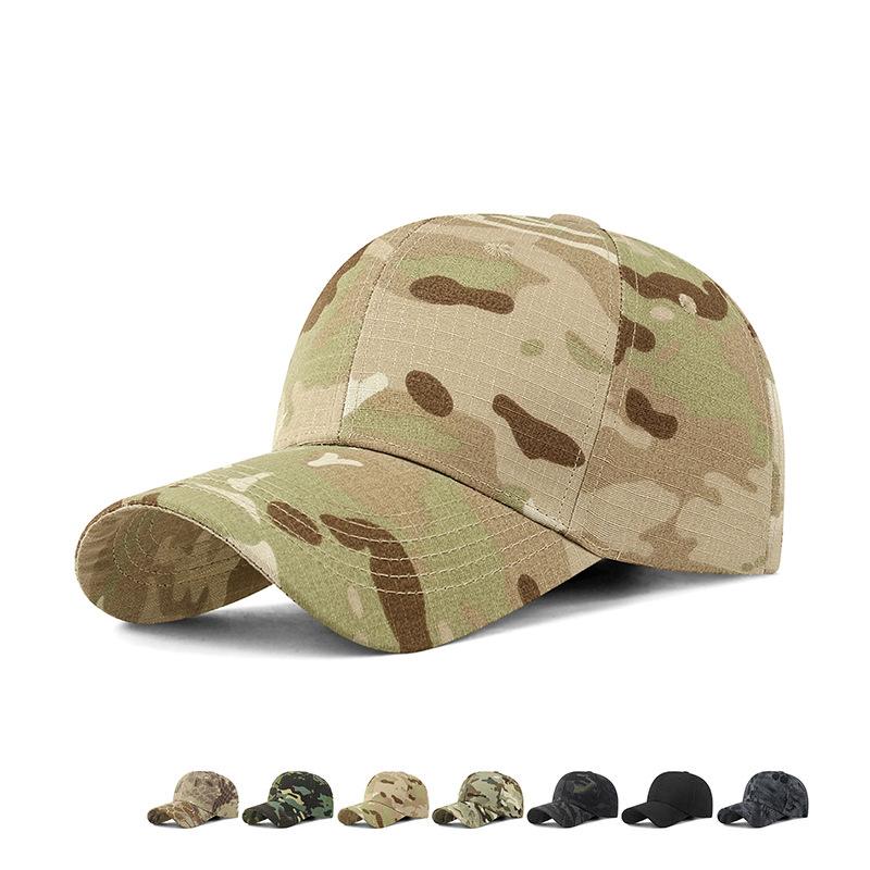 Spring Python Camouflage Tactical Baseball Cap Hard Top Adjustable Sunscreen Cap