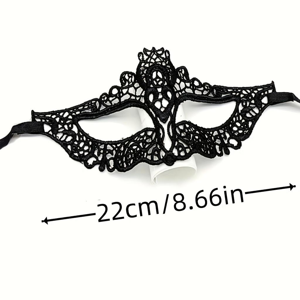 1pc Adult Women Couple Party Sexy Mysterious Black Lace Decoration Eye Mask