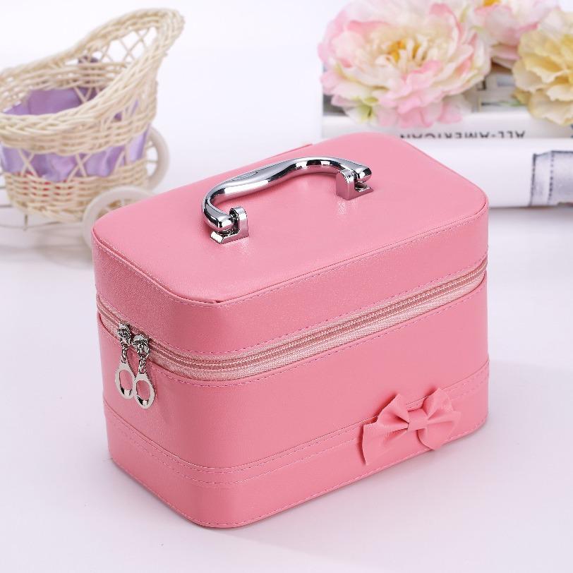 Large Capacity 2024 Summer Women's Cute Korean Makeup Bag - Multifunctional Storage Case